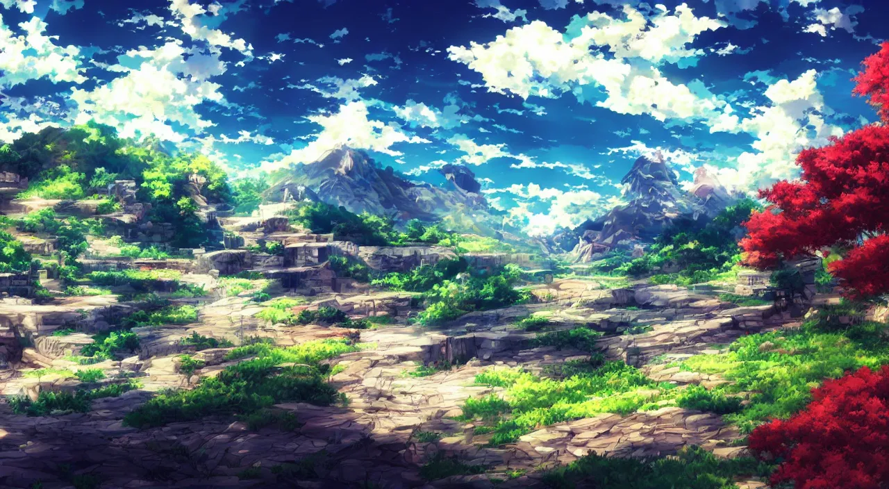 Image similar to anime landscape wallpaper