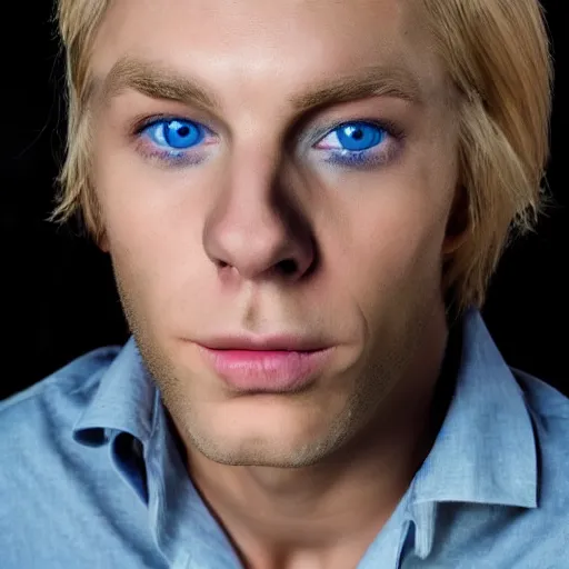 a very ugly blue eyed blond man, Stable Diffusion