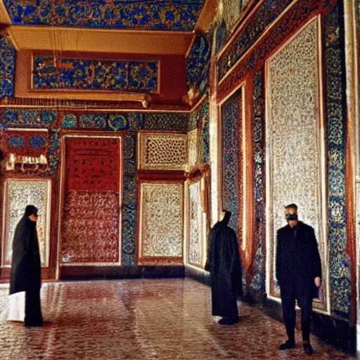 Image similar to photograph inside topkapi palace, jewel thieves, 1963, Kodachrome film