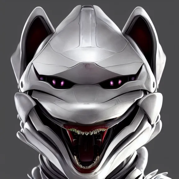 Prompt: close up headshot of a cute beautiful stunning anthropomorphic female robot dragon, with sleek silver metal armor, glowing OLED visor, facing the camera, high quality maw open and about to eat you, pov in front of the maw, the open maw being detailed and soft and warm looking, highly detailed digital art, furry art, anthro art, sci fi, warframe art, destiny art, high quality, 3D realistic, dragon mawshot, maw art, furry mawshot, macro art, dragon art, Furaffinity, Deviantart Eka's Portal