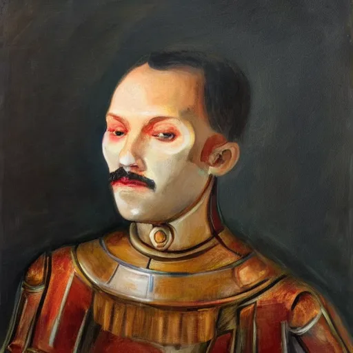 Image similar to Portrait of an AI named Dorian