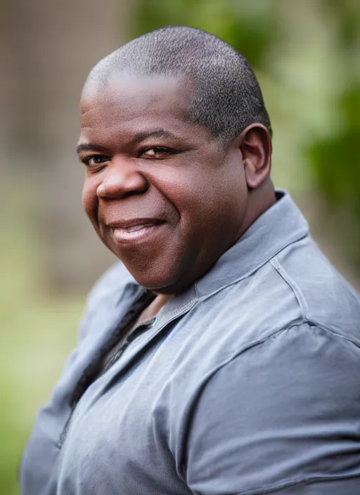 Image similar to DSLR photo portrait still of 55 year old age 55 Gary Coleman at age 54!!!, 85mm f1.8