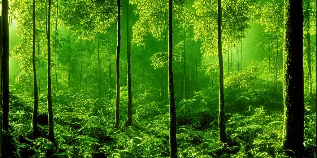 Prompt: lush broadleaf montain forest, rich vegetation, glare, bright details, contrasting, daylight, highly detailed, by dieter rams 1 9 9 0, national geographic magazine, reportage photo, natural colors