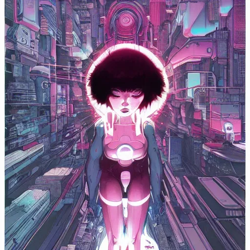 Image similar to ghost in the shell by josan gonzales