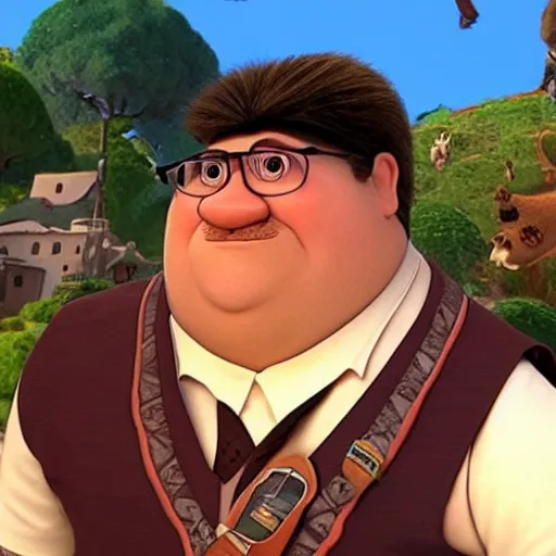 Prompt: russell from up