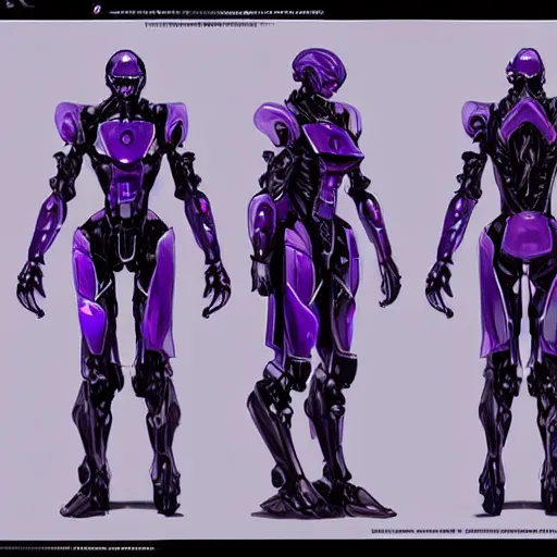 Prompt: character design sketch humanoid mecha with body made of purple lava and fire, concept art character, by damascus apparel, fantasy, 4 k, high detail, sharp focus, trend in artstation