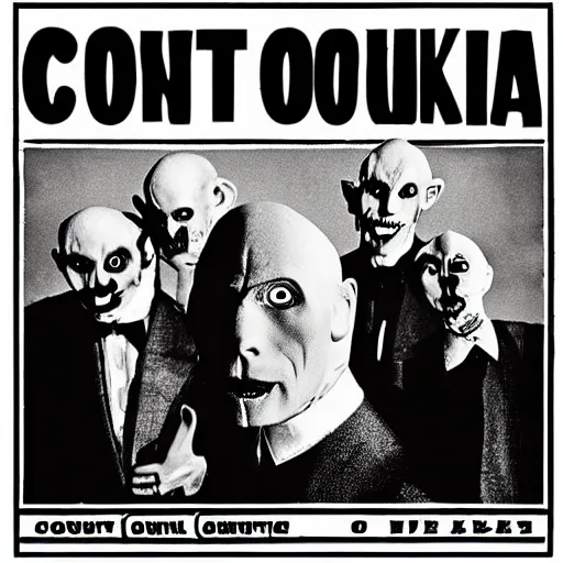 Prompt: count orlok ska band album cover