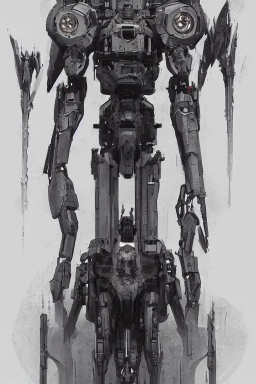 Image similar to very symmetrical!! full body illustrations of mecha, pen and ink, moderately detailed, by james gurney, by greg rutkowski, concept art, wings, cyborg feathers, spread, cyborg wing, artstation, deviantart, pinterest