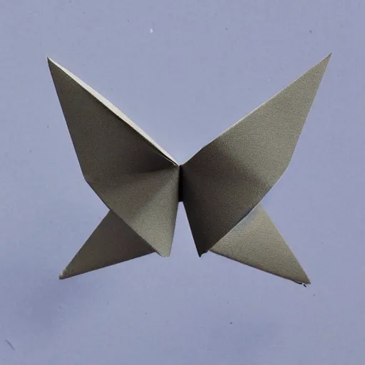 Prompt: a paper crane by michelangelo