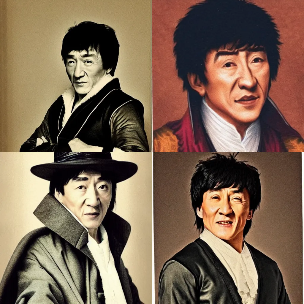 Prompt: Jackie Chan in 1700s