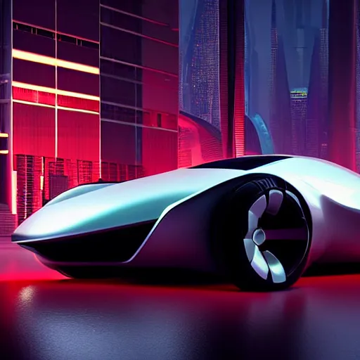 Image similar to concept car : motherboard forms zaha hadid architecture brutalist sci-fi futuristic setting ultra realistic photography, keyshot render, octane render, unreal engine 5 render , high oiled liquid glossy specularity reflections, ultra detailed, 4k, 8k, 16k blade runner 2049 Cyberpunk 2077 ghost in the shell thor 2 marvel film : tilt shift: sharp focus