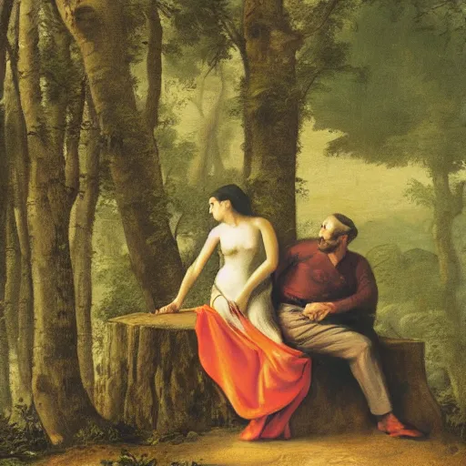 Image similar to man and woman in nature