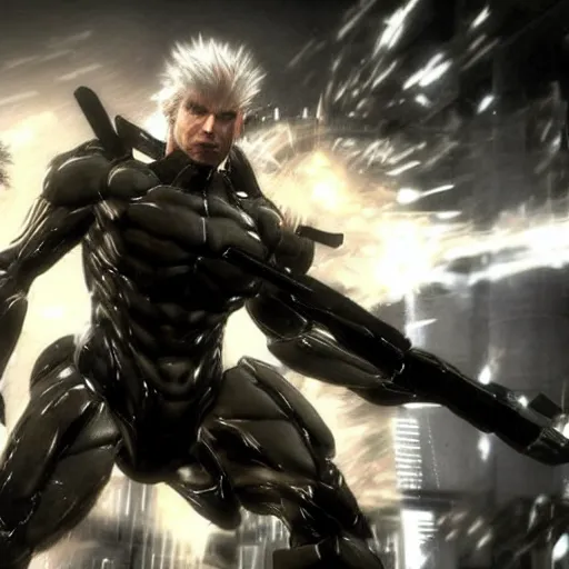 Jetstream Sam from Metal Gear Rising: Revengeance, Stable Diffusion