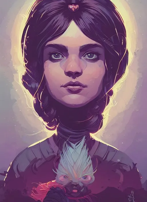 Image similar to portrait of beautifull maiden, cute face. dark fantasy, d & d, artstation, art by petros afshar, tom whalen, laurie greasley and greg rutkowski and ilya kuvshinov