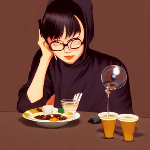 Image similar to cat only drinking boba bubble tea, super detailed and intricate, elegant, hyper realistic, by sam yang, by yoshiyuki tomino, by ralph mcquarrie, by ilya kuvshinov