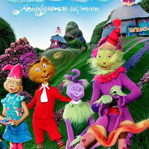 Image similar to Whoville during the summer