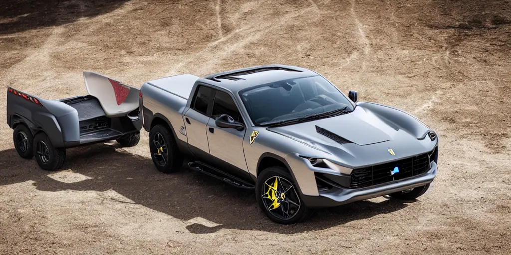 Image similar to “2022 Ferrari Pickup Truck”