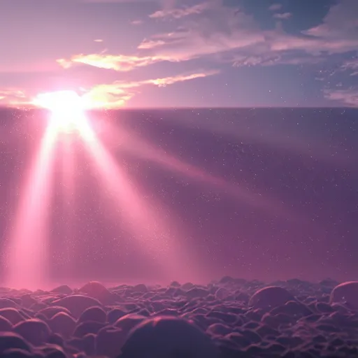 Image similar to nightcore music youtube thumbnail, soft lighting, crepuscular rays, realistic octane render, 8k, ultra detailed, concept art, hyperdetailed, artstation, cgsociety