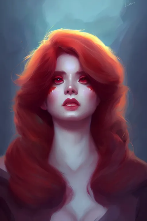 Image similar to a detailed portrait of a beautiful woman with ( red panda ) features, in professional makeup, dramatic lighting, by lois van baarle, ross tran, greg rutkowski, 4 k, trending on artstation