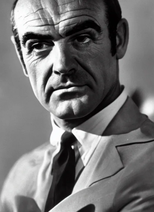 Image similar to young sean connery portrait, face and shoulders focus