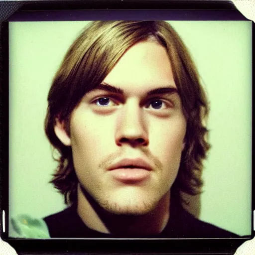 Image similar to Mugshot Portrait of Maxmoefoe taken in the 1970s, photo taken on a 1970s polaroid camera, grainy, real life, hyperrealistic, ultra realistic, realistic, highly detailed, epic, HD quality, 8k resolution, body and headshot, film still, front facing, front view, headshot and bodyshot, detailed face, very detailed face