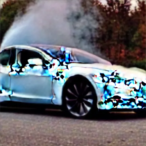 Image similar to tesla fire