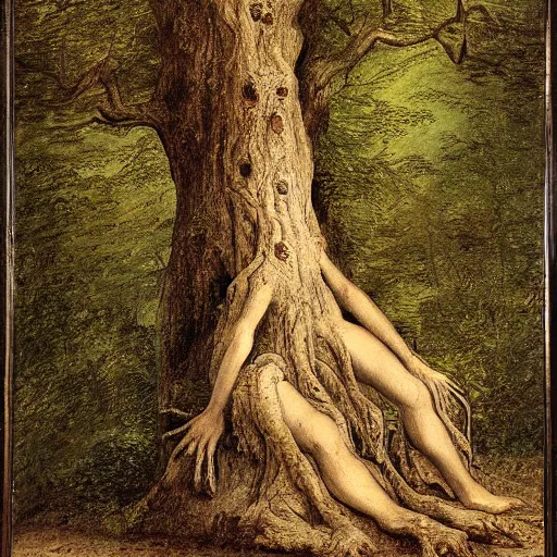 Prompt: a Ent painted by Gustav Doré