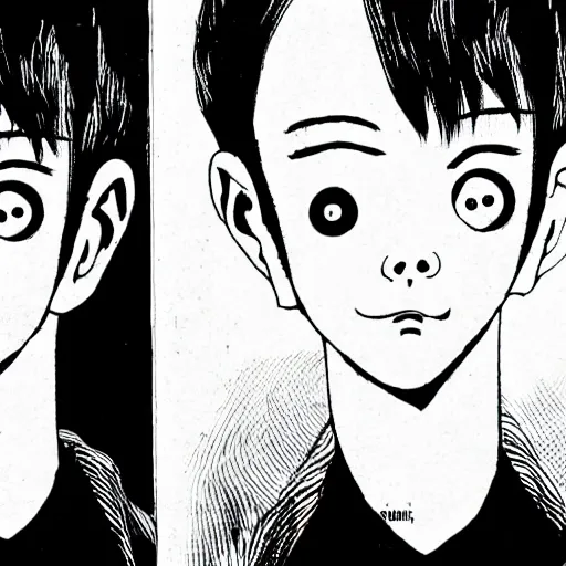 Image similar to junji ito manga character