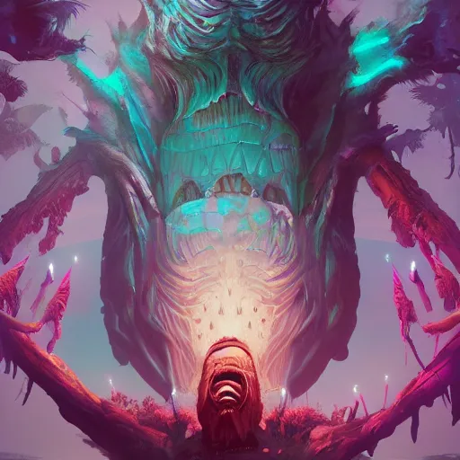 Prompt: old creature, artgerm, rutkowski, tooth wu, beeple, and intricate