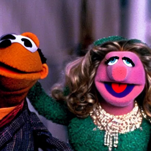 Prompt: muppets in titanic 1997