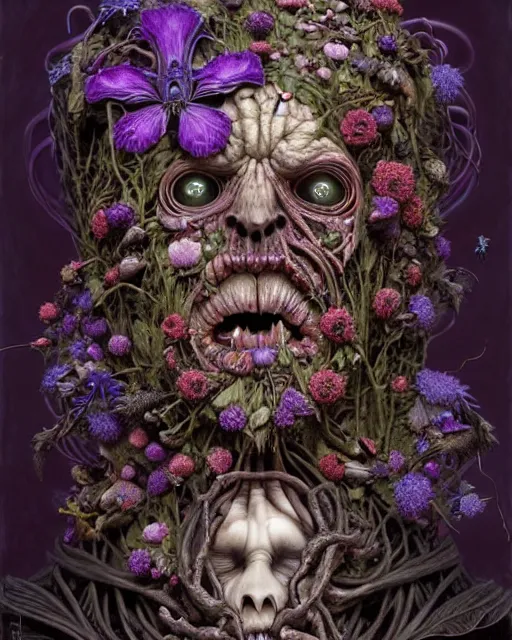 Prompt: the platonic ideal of flowers, rotting, insects and praying of cletus kasady ultimate carnage thanos dementor wild hunt doctor manhattan chtulu nazgul mandelbulb davinci, d & d, fantasy, ego death, detailed, intricate, hyperrealism, intense, scary, decay, dmt, art by artgerm and greg rutkowski and alphonse mucha