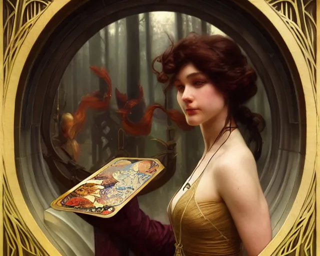 Image similar to photography of firmin baes, deep focus, d & d, fantasy, intricate, elegant, highly detailed, digital painting, artstation, concept art, matte, sharp focus, illustration, hearthstone, art by artgerm and greg rutkowski and alphonse mucha