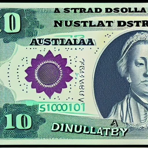 Image similar to a one hundred australian dollar note bill