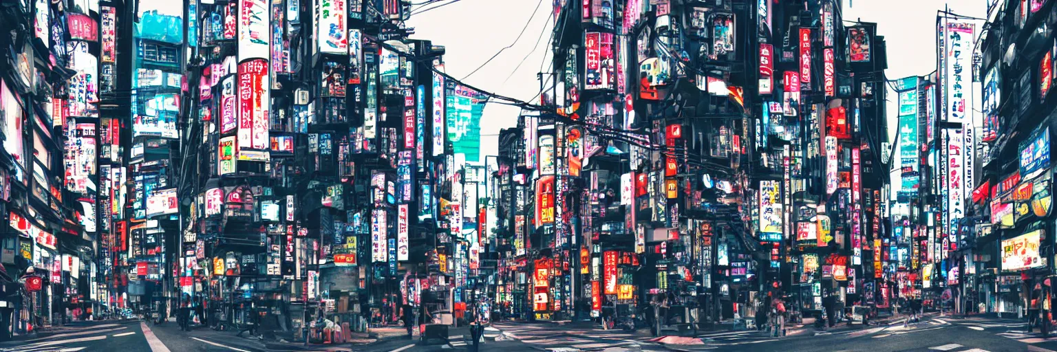 Prompt: cyberpunk street japan