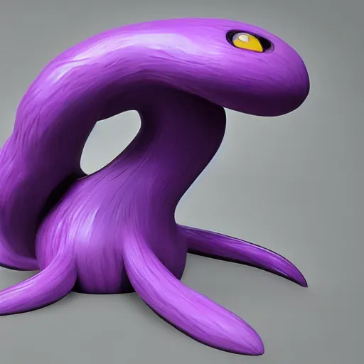 Prompt: the pokemon muk in real life, photorealistic unreal engine 5 render,