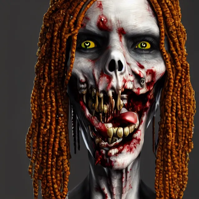 Image similar to perfectly centered close up portrait, zombie pirate, highly detailed, character concept, unreal engine 5, candid photography, by anne stokes