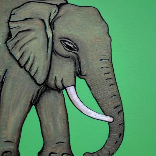 Image similar to green elephant