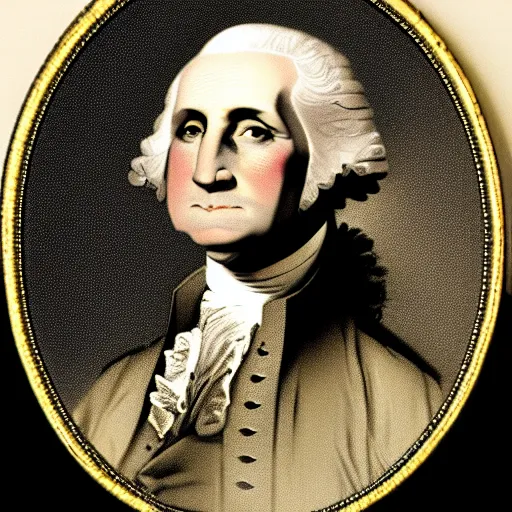 Prompt: all of George Washington's images combined into one photographic quality portrait, highly detailed, realistic, authentic, real life person, photo