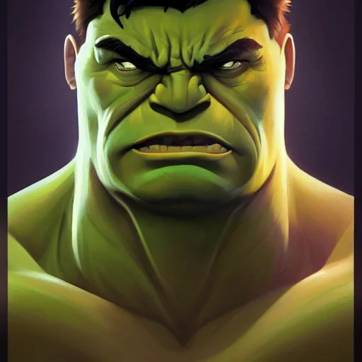 Image similar to face icon stylized minimalist the hulk, loftis, cory behance hd by jesper ejsing, by rhads, makoto shinkai and lois van baarle, ilya kuvshinov, rossdraws global illumination