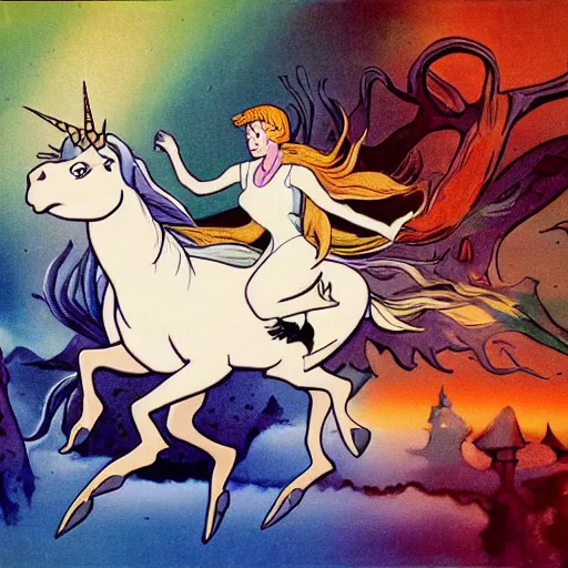 Image similar to the last unicorn 1 9 8 2