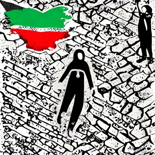 Image similar to illustration of freedom for palestina