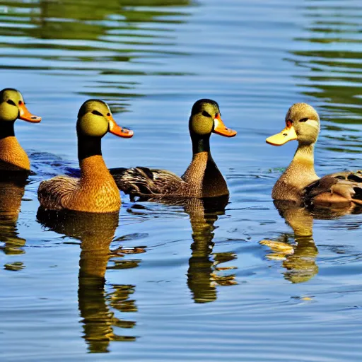 Image similar to ducks on vacation