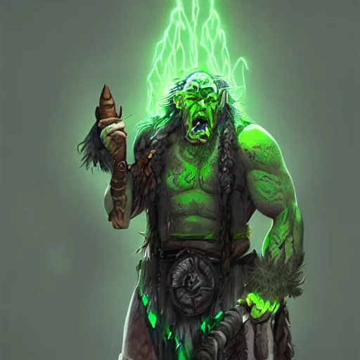 wow orc shaman wallpaper