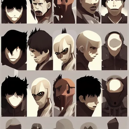 Prompt: face icon vector minimalist attack on titan, loftis, cory behance hd by jesper ejsing, by rhads, makoto shinkai and lois van baarle, ilya kuvshinov, rossdraws global illumination