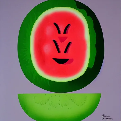 Image similar to watermelon slice, romero brito