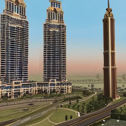 Image similar to gta : dubai, rococo details