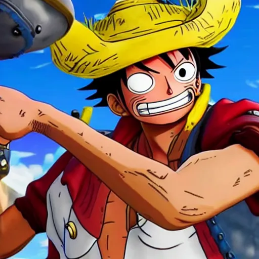 Image similar to luffy in fortnite