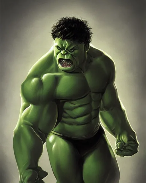 Image similar to hulk in a tuxedo, dapper hulk, fantasy concept art, stunning visuals, creative, cinematic, ultra detailed