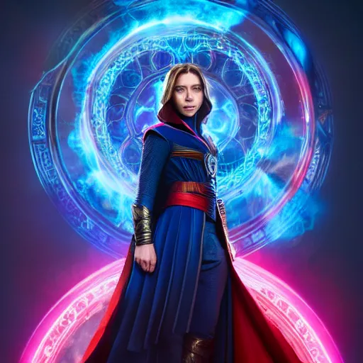 portrait cosplay Christopher Walken as Doctor Strange,, Stable Diffusion