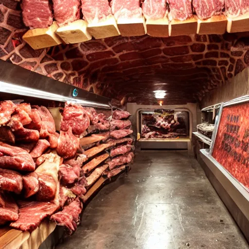 Image similar to meat cave, meaty, cavey, meat